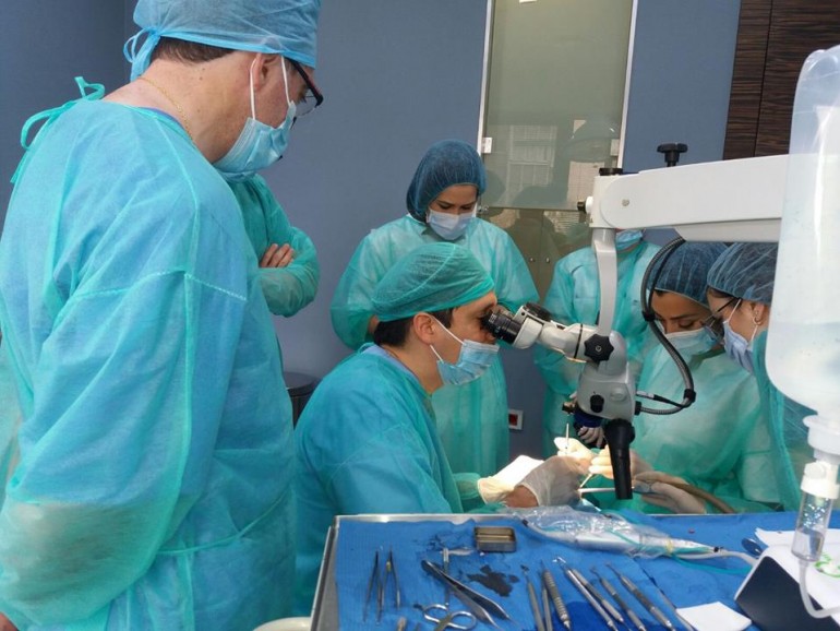 Imágenes del curso "Cirugía Plástica Periodontal" del Dr. David González 2