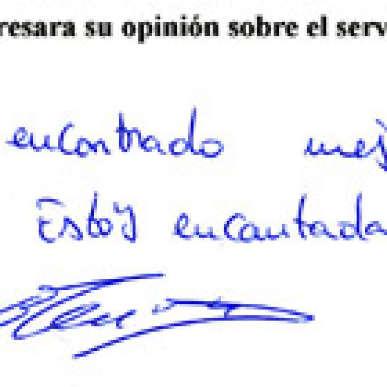 no podía haber encontrado mejor trato